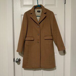 J. Crew Camel Wool & Cashmere Coat